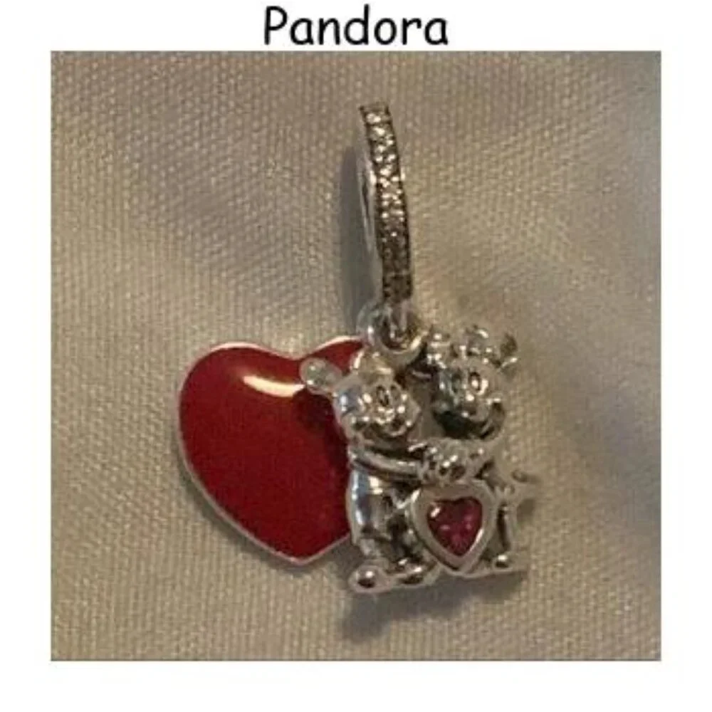 Disney Mickey & Minnie Mouse Love Dangle